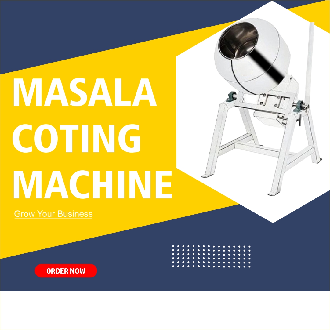 Masala coating machine