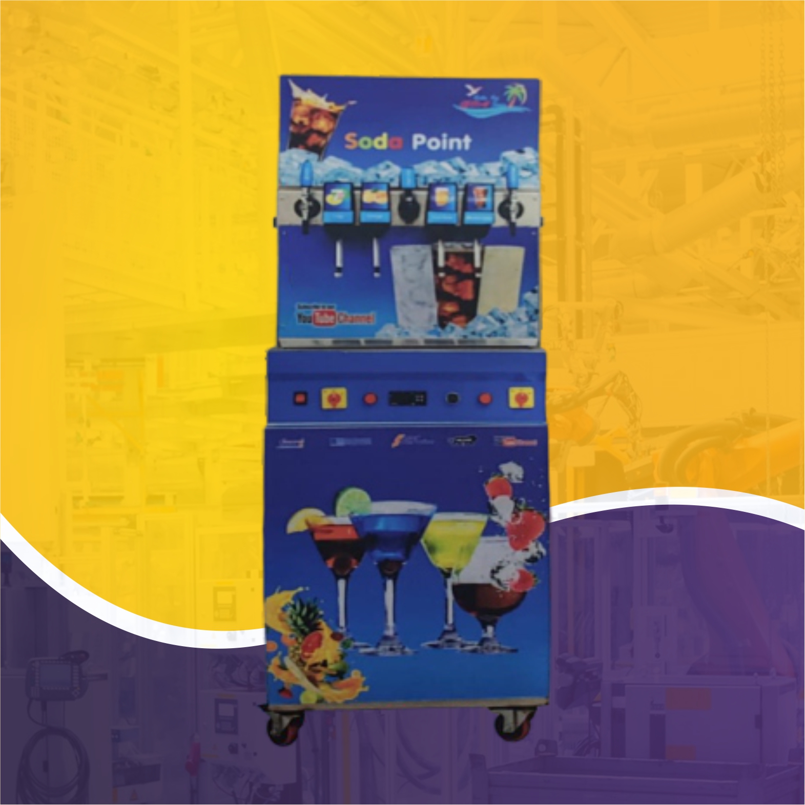 Soda vending machine