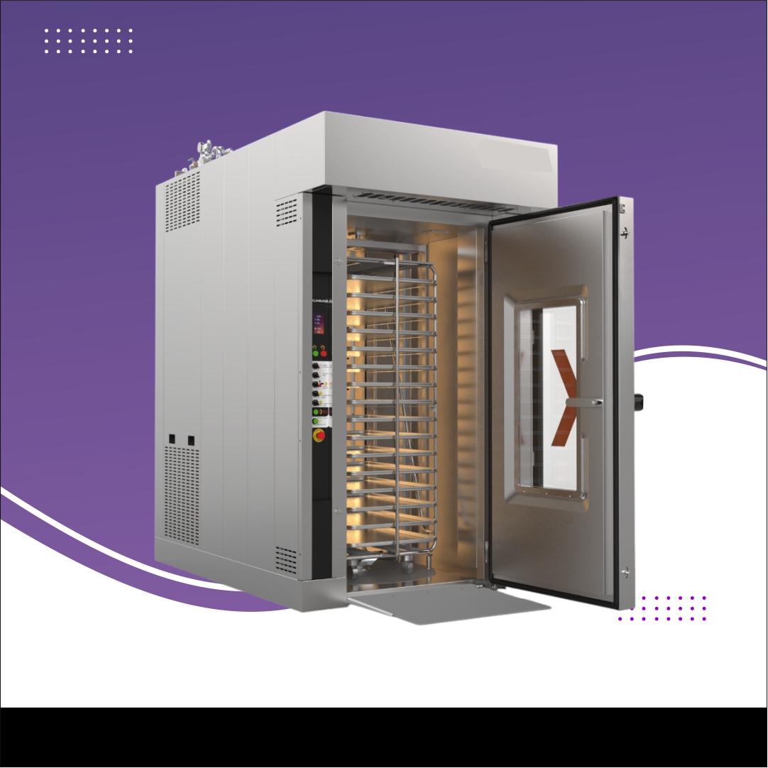 24 tray rotary oven
